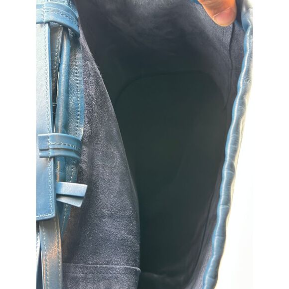 Celine Shoulder Bicolor‎ Metallic Blue Cabas Calfskin! AMAZING - Picture 7 of 8